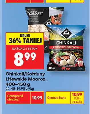 Kołduny litewskie Mooroz promocja w Biedronka