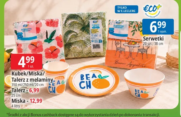 Miska z melaminy promocja w Leclerc