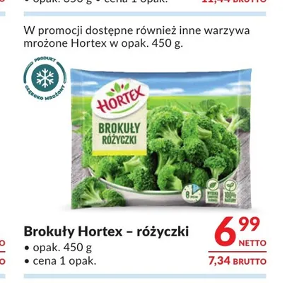 Brokuły Hortex różyczki promocja w Makro