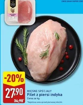 Filet z piersi indyka promocja w Aldi