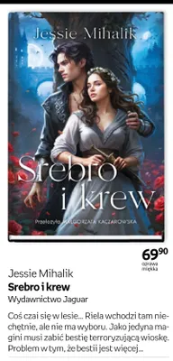 Książka Srebro i krew Jessie Mihalik oprawa miękka promocja w Empik
