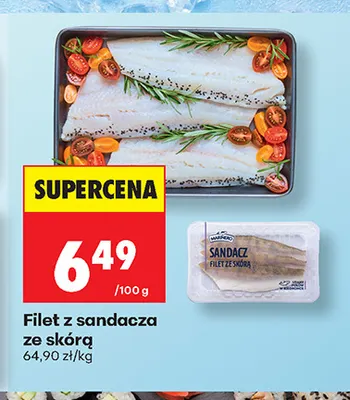 Filet z sandacza ze skórą Marinero promocja w Biedronka