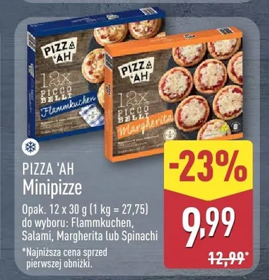 Minipizze Pizza 'Ah Flammkuchen promocja w Aldi