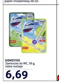 Zawieszka do WC Domestos promocja w Blue Stop
