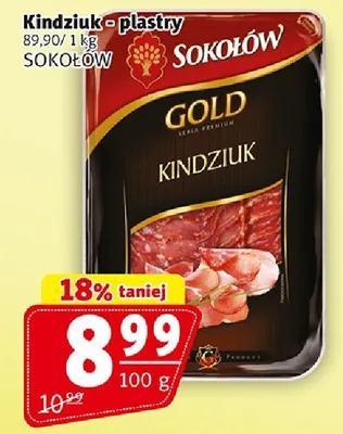Kindziuk plastry Gold Sokołów promocja w Prim Market
