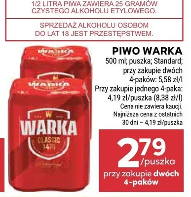 Piwo Classic promocja w Stokrotka