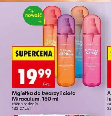 Mgiełka do twarzy i ciała Miraculum promocja w Biedronka