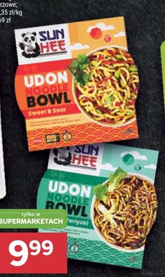 Danie Sun Hee Udon Bowl Teriyaki promocja w Stokrotka