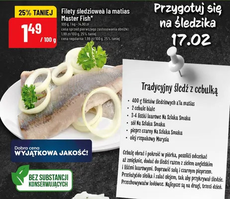 Filety śledziowe la matias promocja w POLOmarket