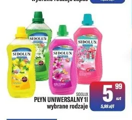 Płyn uniwersalny Sidolux promocja w Tomi Markt