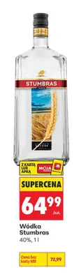 Wódka Stumbras promocja w Biedronka