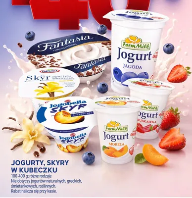 Jogurt typu islandzkiego Skyr Piątnica waniliowy promocja w Stokrotka