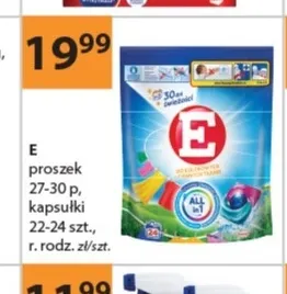 Kapsułki do prania E promocja w Drogerie Laboo