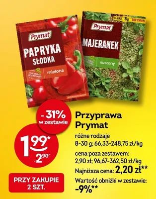 Przyprawa papryka słodka promocja w Żabka