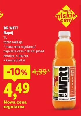 Napój Dr Witt promocja w Lidl