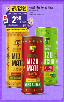 Napój Mizu Yerba Mate Classic promocja w POLOmarket