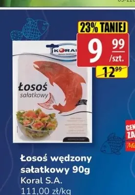 Łosoś wędzony sałatkowy promocja w API Market