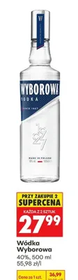 Wódka Wyborowa promocja w Biedronka