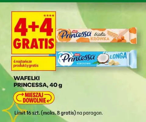 Wafelek Princessa Biała Krówka promocja w Biedronka