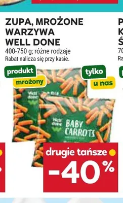 Zupa, mrożone warzywa WELL DONE promocja w Stokrotka