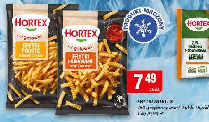 Frytki proste Hortex Polski Ogród promocja w Chorten