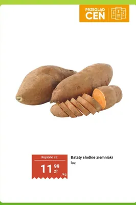 Bataty słodkie ziemniaki luz promocja w Biedronka