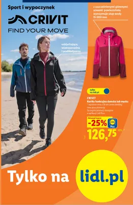 Kurtka funkcjonalna męska Crivit promocja w Lidl