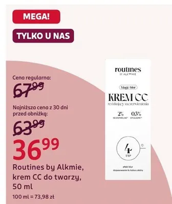 Krem CC do twarzy promocja w Rossmann