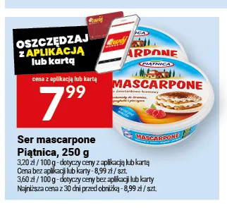 Ser mascarpone Piątnica promocja w Twój Market