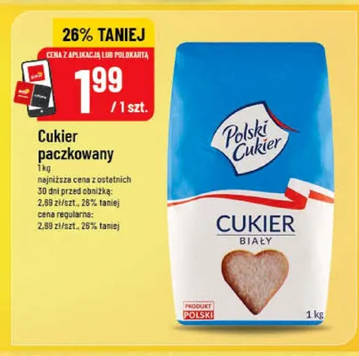 Cukier paczkowany Polski Cukier promocja w POLOmarket