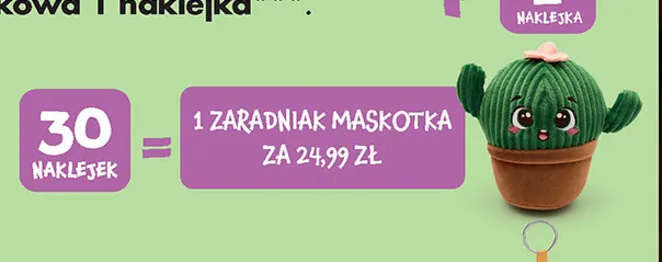 Maskotka Gang Zaradniaków promocja w Biedronka