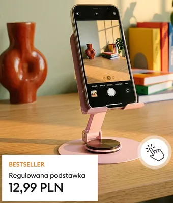 Regulowana podstawka pod telefon promocja w Sinsay