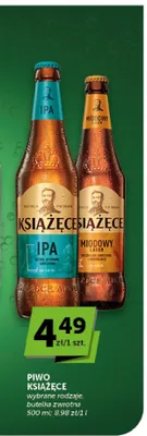 Piwo Książęce Miodowy Lager promocja w Euro Sklep