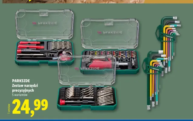 Zestaw narzędzi precyzyjnych Parkside promocja w Lidl