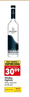 Wódka Ogiński promocja w Biedronka