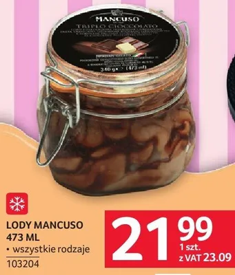 Lody Mancuso 473 ml promocja w Selgros