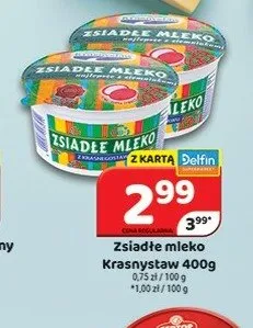 Zsiadłe mleko Krasnystaw promocja w Delfin