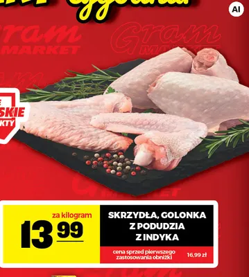 Golonka z podudzia z indyka promocja w Gram Market