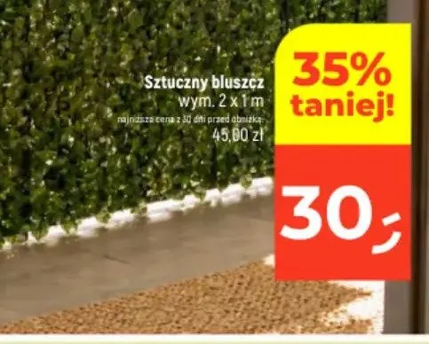 Sztuczny bluszcz promocja w Dealz
