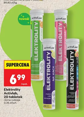 Elektrolity Activlab na stres promocja w Biedronka