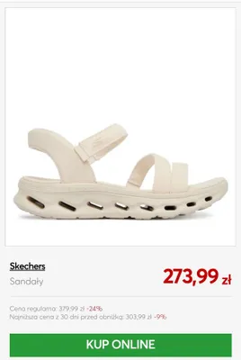 Sandały Skechers promocja w eobuwie.pl