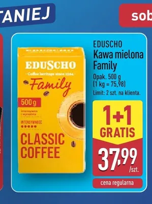 Kawa mielona Family Eduscho promocja w Aldi