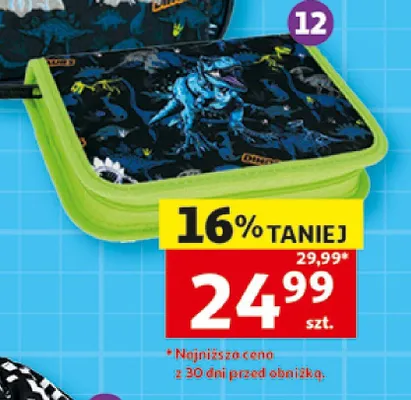 Piórnik szkolny Starpak Dino promocja w Auchan