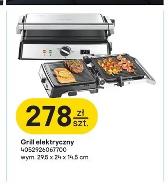 Grill elektryczny Landmann promocja w Castorama