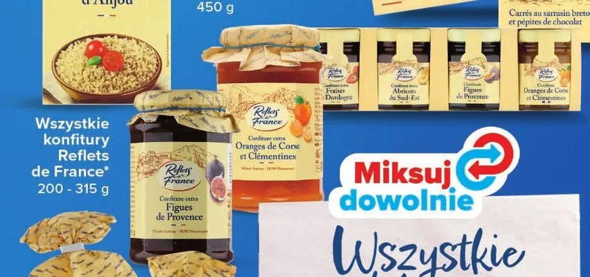 Konfitura pomarańczowa Confiture extra d'oranges de Corse Reflets de France promocja w Carrefour Market