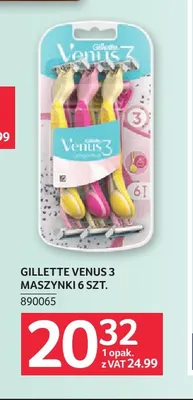 Maszynki do golenia Gillette Venus 3 promocja w Selgros