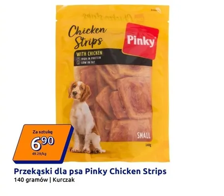 Przekąski dla psa Chicken Strips promocja w Action