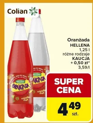 Oranżada Hellena promocja w Carrefour Market