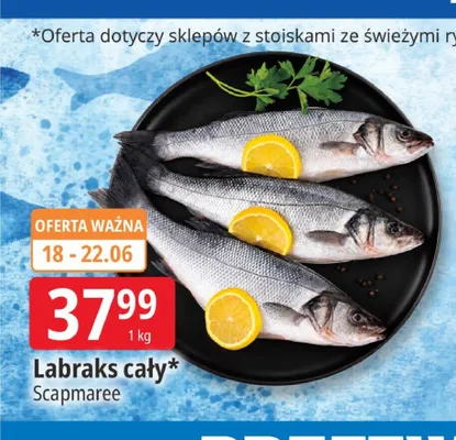 Labraks cały Scapmaree promocja w Leclerc