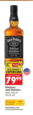 Whiskey Jack Daniel's promocja w Biedronka